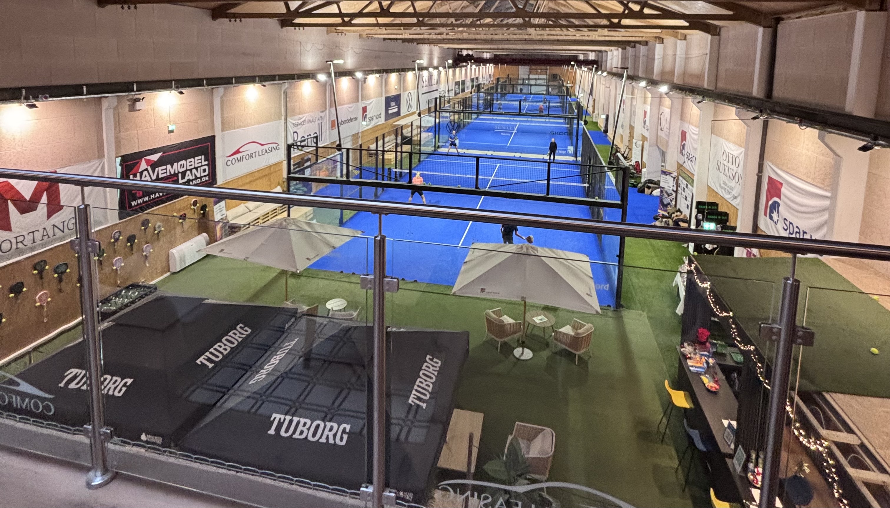 xPadel faciliteter i Spar Nord Arena Nordsjælland, Helsingør